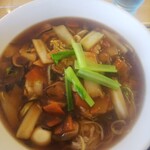 レストラン あっぷるひる - 五目あんかけラーメン