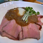 カフェカモット - ローストビーフ丼セット