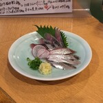 海鮮処 函館山 - 生いわし刺（680円）