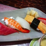 日光寿司 - お寿司のアップ。