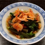 北浜鮨やまの - エビと山菜