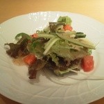 フランス料理 かもめ亭 - セットのサラダ