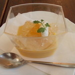 グーテ・ド・ママン - マンゴーのグラニータ。ひんやりしていて美味しかった～