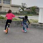 Yakiniku Sachi - おまけ
      一輪車遊び♪久しぶりに身体を動かした娘
      翌日は筋肉痛…(^◇^;)