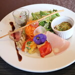 トラットリア ラ・エガオ - 前菜の盛り合わせ