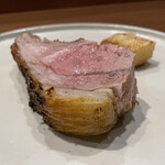 両忘 - ラムと筍の炭焼き