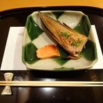 Sekine - 焼き物 筍の木の芽焼き 鮭の西京焼