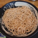 ゆで太郎 - 蕎麦の割合は少ないですが、冷水でしっかりと締められてますので食感はいいですね♪