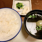 あわら温泉　政竜閣 - 吸物　御飯