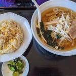 家興縁 - 醬油ラーメン・炒飯セット　858円