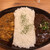 コスギカレー - 濃すぎスパイシーキーマカレー(辛口)と今週の創作カレー〜塩麹キーマカレーのダブルゥ(950円)