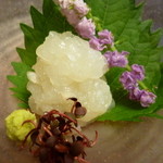 筑紫亭 - 鱧のお造り