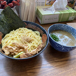 つけ麺.com - 煮干しつけ麺大盛熱盛り