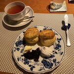 花茶 - スコーンセット（ティー）（税込 600円）評価＝○