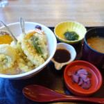 れすとらん四六時中 - 料理写真:メゴチ天丼