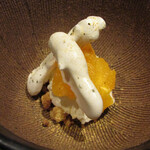 VINSEMBLE - デザート～清見オレンジのコンポート フロマージュブラン ハーブのメレンゲ