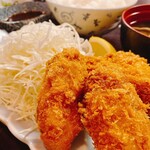 広島県産牡蠣フライ定食