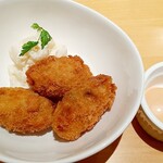 アーマテラス カフェ - 牡蠣フライ＆オーロラソース