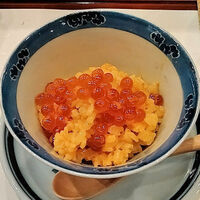 鮨 難波 - ウニの混ぜご飯