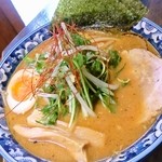 ラーメン 花咲 - ラーメン人気No1！花咲味噌ラーメン　880円