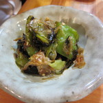 心粋厨房 獬 - 万願寺唐辛子の焼きおひたし