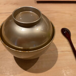 紀尾井町 三谷 - 雲丹 蛤と浅利の出汁