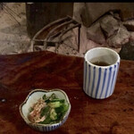 Bikuya - 注文の品
                        貴重なカジカ出汁の古式上州もりそば
                        岩魚の唐揚げと
                        山菜がたっぷりのった岩魚蕎麦
                        岩魚の山椒味噌焼き