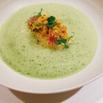 ロオジエ - ハタのヴァプール 3種の貝を添えて