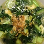 青菜たまごスープ