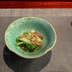 Modan Washoku Yutori - しゃくし菜の肉味噌ミンチ