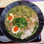 ラーメン三宅吉祥 - 令和元年7月 河内ニラそば 税込810円