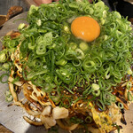 ねぎ庵 - 月見ねぎ庵スペシャル1078円、麺ミックス110円、玉子ダブル110円