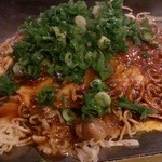 胡桃屋 - 肉玉そば（ねぎかけ後）