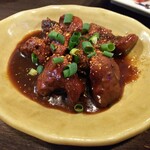 金町製麺 - レバー炒め