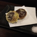 金町製麺 - 椎茸の天ぷら