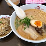 味千拉麺 - C半チャンセット940円（龍馬ラーメン+ハーフチャーハン）