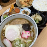 おかだうどん - おかだ定食　きしめん　¥750(税込)