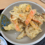 おかだうどん - かき揚げ♪