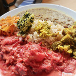 ノヤ - ライスには人参・蕗の薹のアチャールが