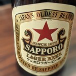 すし居酒屋 海の幸 - 瓶ビール　赤星（550円）