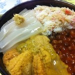 きくよ食堂 - 四色丼（かに、いくら、いか、うに）