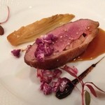 ラ・ブリック - シャラン鴨のロースト　フォアグラ　フォルシ
      