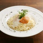 生ウニの冷製カルボナーラ