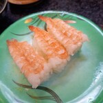 Heiroku Sushi - 蒸し海老 100円