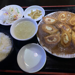 中国料理 聚宝 - 焼き餃子定食