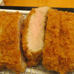 たい樹 - 特上ヒレカツ断面