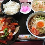 宋福記 - 酢豚と冷やし中華