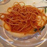 リストランテKubotsu - トマトとモッツァレラのスパゲティーカプレーゼ（ドッキング後）（2021.4）