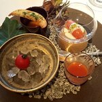 リストランテKubotsu - 小さなアミューズ：トマト尽くし（2021.4）