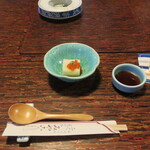 Kappou Miyako - 山芋豆腐のいくらのせ